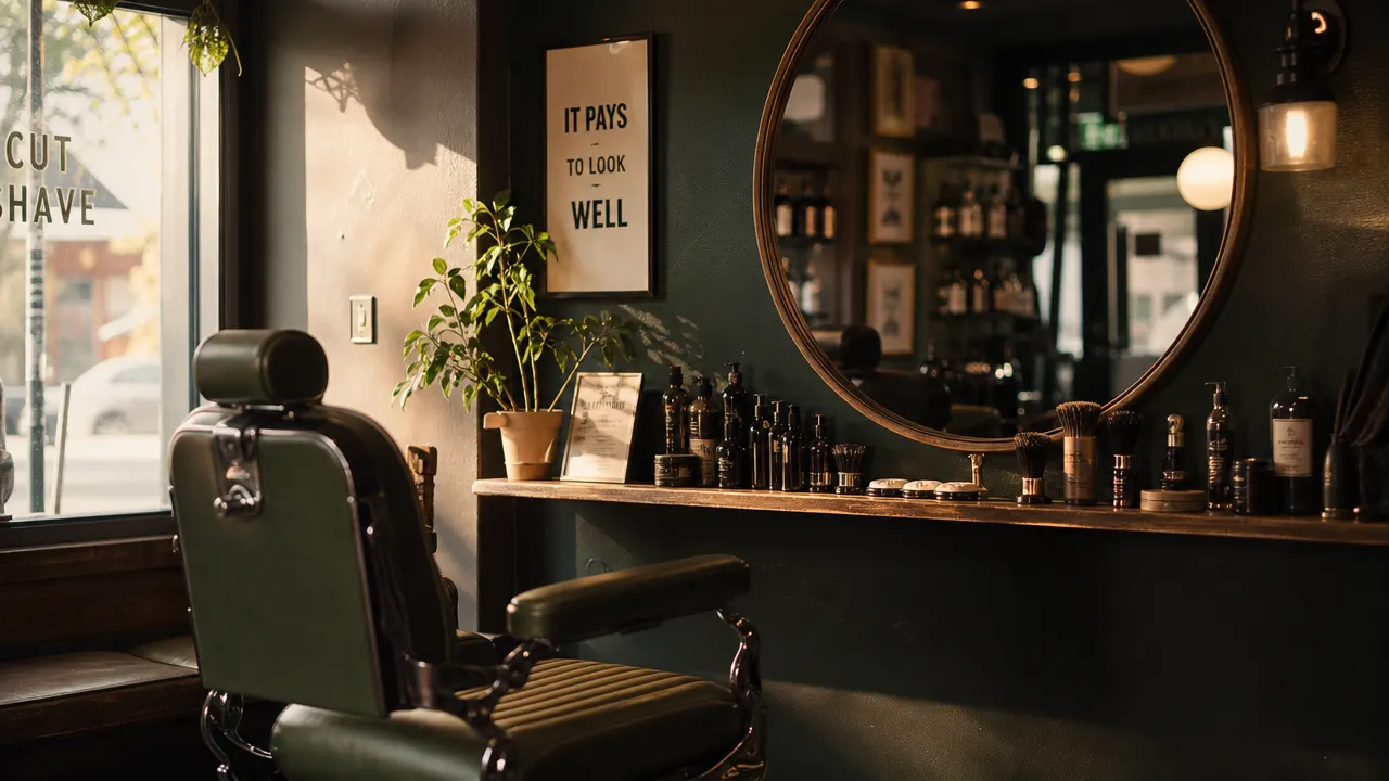 Friseurin bei der Arbeit im Salon